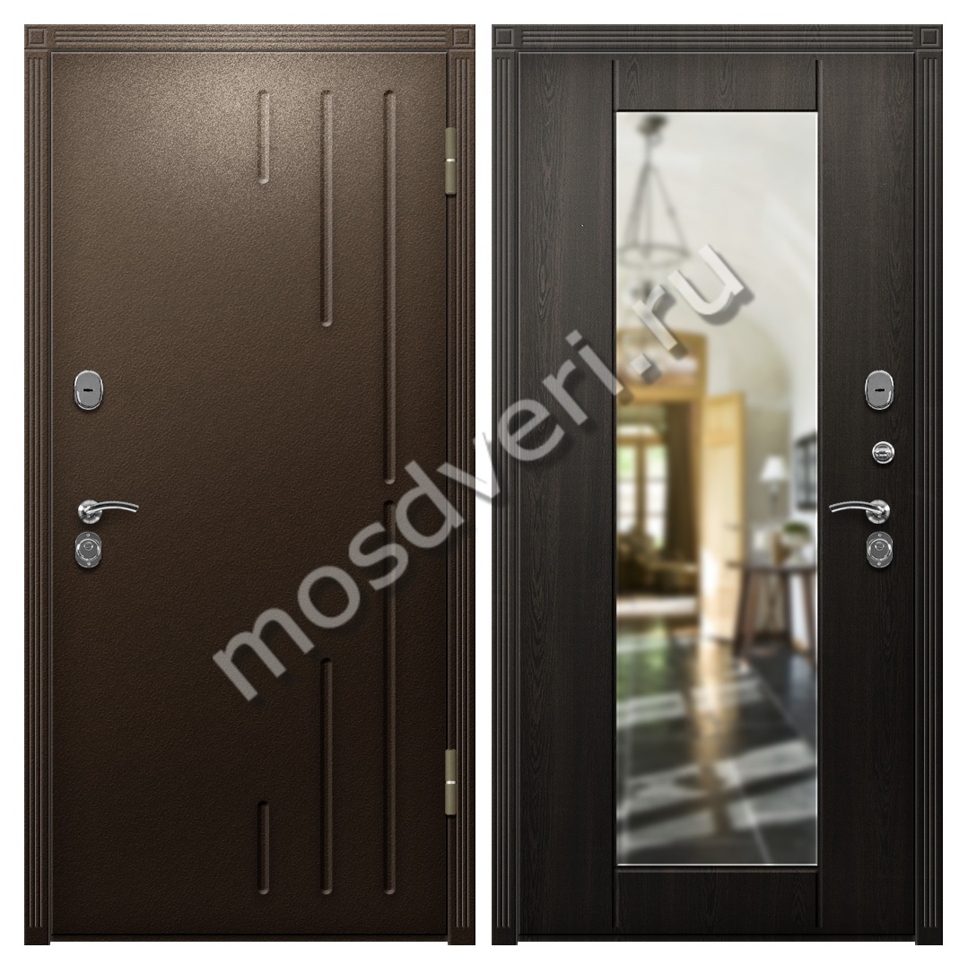 Дверь утепленная в коттедж с порошковым напылением - купить от производителя Мосдвери Дверь утепленная в коттедж с порошковым напылением
