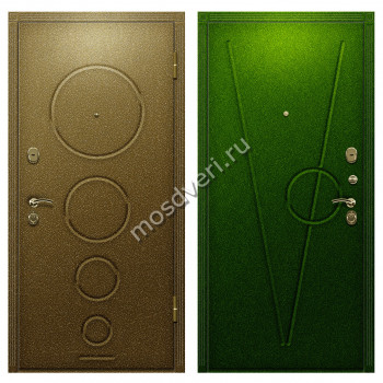 Порошковая металлическая входная дверь в квартиру с утеплением - купить от производителя Мосдвери Порошковая металлическая входная дверь в квартиру с утеплением